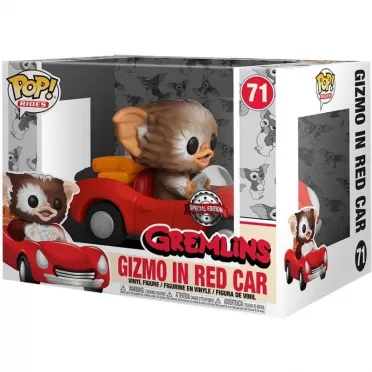 Фигурка Funko POP! Rides: Гремлины (Gremlins) Гизмо на Красной Машине (Gizmo in Red Car (Exc)) (44797) 9,5 см