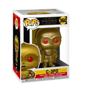 Фигурка Funko POP! Bobble: Звездные войны: Скайуокер. Восход (Star Wars: Rise of Skywalker) Си-Три-Пи-О с красными глазами (C-3PO (Red Eyes)) (48222) 9,5 см