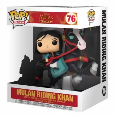 Фигурка Funko POP! Rides: Мулан (Mulan) Мулан на коне Хане (Mulan on Khan) (45324) 9,5 см