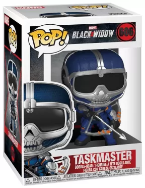 Фигурка Funko POP! Bobble: Марвел (Marvel) Чёрная вдова (Black Widow) Таскмастер с луком (Taskmaster w/bow) (46685) 9,5 см