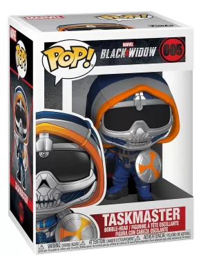 Фигурка Funko POP! Bobble: Марвел (Marvel) Чёрная вдова (Black Widow) Таскмастер со щитом (Taskmaster w/shield) (46684) 9,5 см
