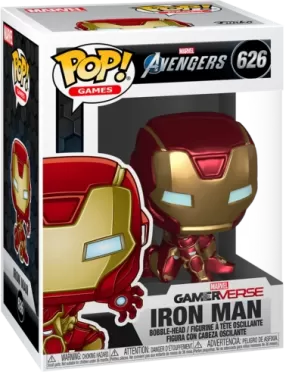 Фигурка Funko POP! Bobble: Мстители Игра (Avengers Game) Железный Человек (Iron Man) (47756) 9,5 см