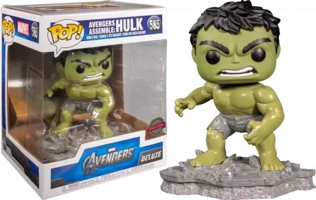 Фигурка Funko POP! Bobble: Мстители (Avengers) Халк на подставке (Hulk (Assemble)) (45634) 9,5 см