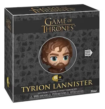 Фигурка Funko Vinyl Figure 5 Star: Тирион Ланнистер (Tyrion Lannister) Игра престолов 10 Серия (Game of Thrones S10) (37775) 7,5 см