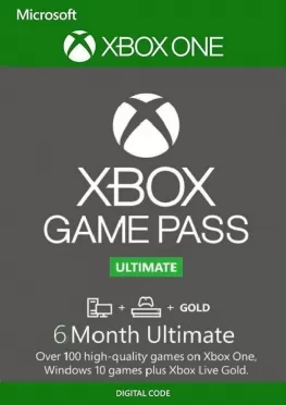 Game Pass Ultimate 6 месяцев (цифровой код)