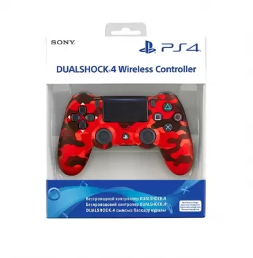 Геймпад Sony DualShock 4 V2 Красный Камуфляж (PS4)