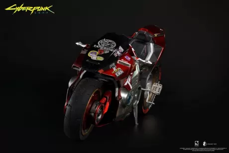 Фигура  Cyberpunk 2077 V Male + Мотоцикл Yaiba Kusanagi CT3-H