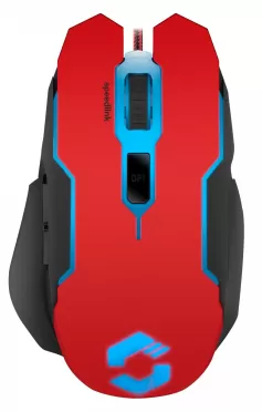 PC Мышь проводная Speedlink Contus Gaming Mouse black-red (SL-680002-BKRD)