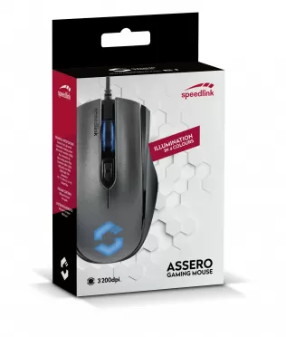 PC Мышь проводная Speedlink Assero Gaming Mouse black (SL-680007-BK)