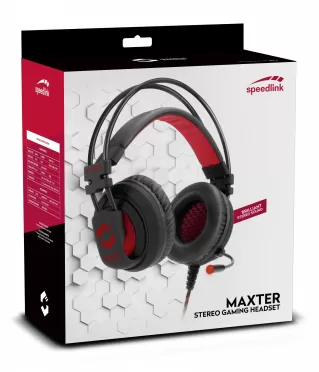 PC Игровая гарнитура Speedlink Maxter Stereo Gaming Headset, ПК (SL-860002-BK)