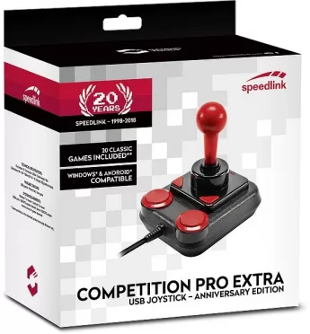 PC Джойстик Speedlink Competition Pro Extra USB Joystick - Anniversary, ПК (SL-650212-BKRD)