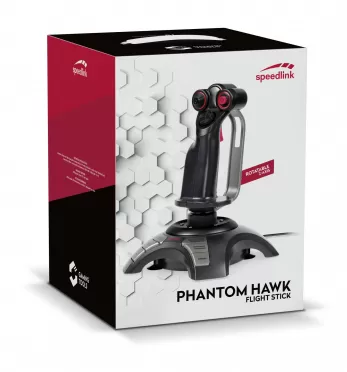 PC Джойстик Speedlink Phantom Hawk Flightstick, ПК (SL-6638-BK)