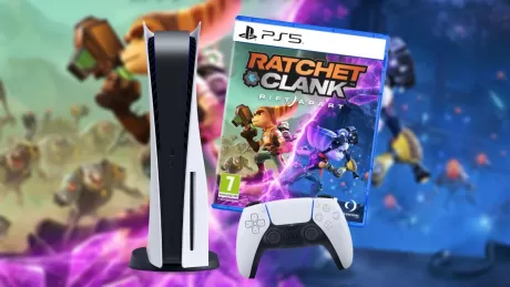 Sony PlayStation 5 (PS5) + Ratchet and Clank: Сквозь миры (PS5) [bundle]