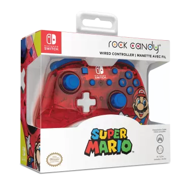 Проводной контроллер PDP [Rock Candy Mario] (Nintendo Switch)