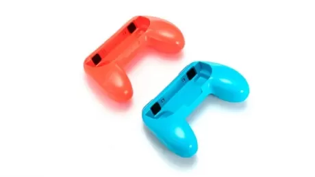 Набор из 2-х держателей DOBE Controller Grips (красный/синий) для Joy-Con (TNS-851)
