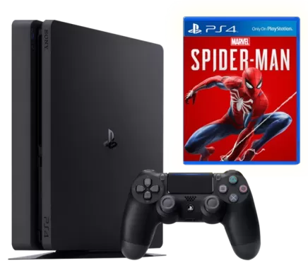 Playstation 4 Slim 1TB с игрой Spider-Man (PS4)