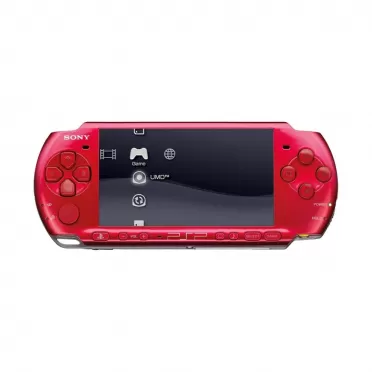 Sony PSP (3000) Red + карта 32г с играми (прошитая) 
