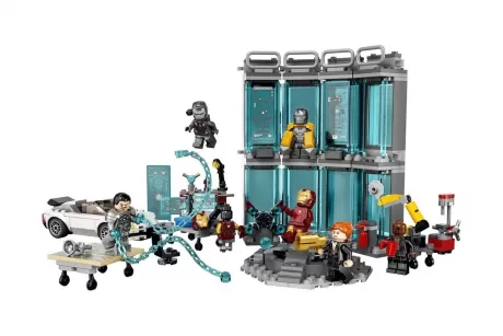LEGO SUPER HEROES мастерская железного человека 76216