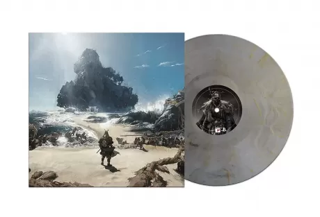 Ghost of Tsushima: Music from Iki Island & Legends Grey with Gold Swirl Vinyl