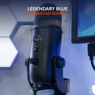 Проводной микрофон Blue Yeti (черный)