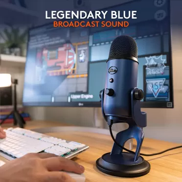 Проводной микрофон Blue Yeti (синий)