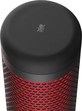 Микрофон игровой (для стриминга) HyperX QuadCast, красный, черный