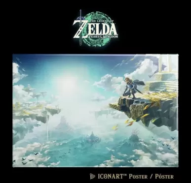 Zelda: Tears of the Kingdom ICONART Steel Poster (Switch)  