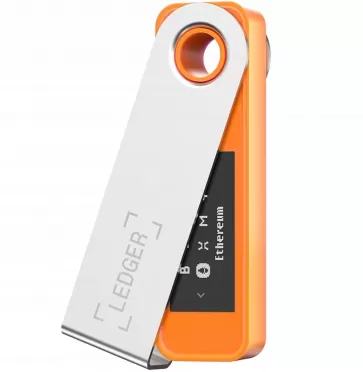 Ledger Nano S Plus (оранжевый) кошелек для криптовалюты