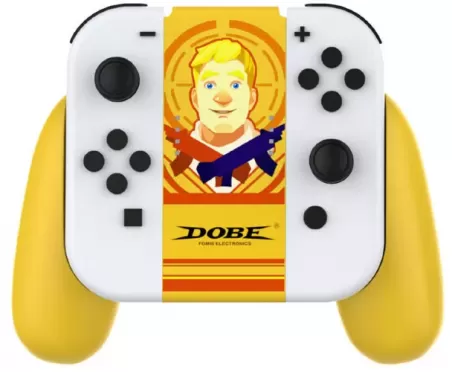 Подзаряжающий держатель Charging Grip для Joy-Con (Yellow) (Dobe TNS-880Q)