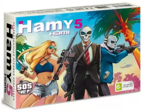 Игровая приставка Hamy 5 8,16 bit (505-в-1) HDMI GTA