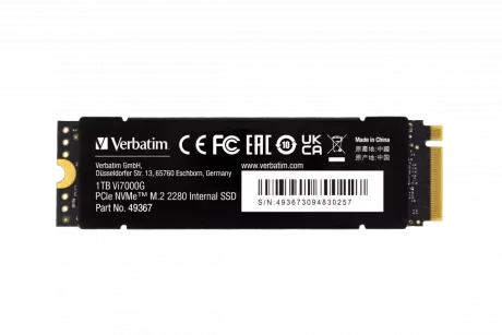 SSD Verbatim VI7000G PCIE NVME M.2 SSD 1TB PS5 | PC