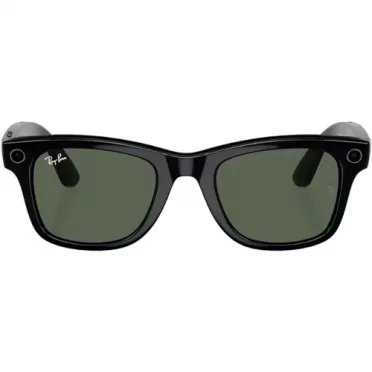 Смарт-очки Ray-Ban Meta Wayfarer RW4006 (Shiny Black/Green) размер M