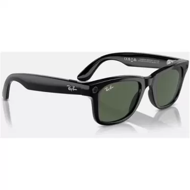 Смарт-очки Ray-Ban Meta Wayfarer RW4006 (Shiny Black/Green) размер M
