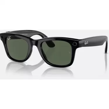 Смарт-очки Ray-Ban Meta Wayfarer RW4006 (Shiny Black/Green) размер M