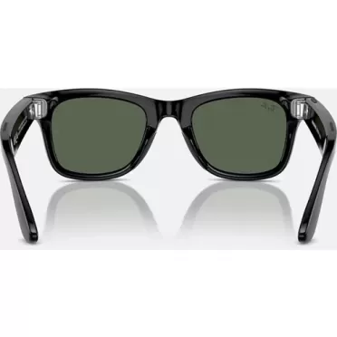 Смарт-очки Ray-Ban Meta Wayfarer RW4006 (Shiny Black/Green) размер M