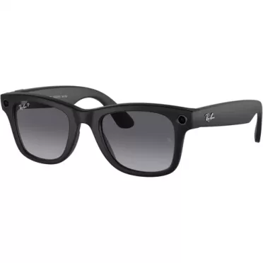 Смарт-очки Ray-Ban Meta Wayfarer RW4006  (Matte Black / Polar Gradient Graphite) размер М