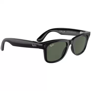 Смарт-очки Ray-Ban Meta Wayfarer RW4008 (Shiny Black / G15 Green) размер L