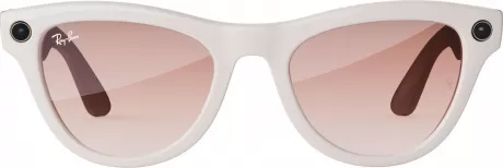 Умные очки Ray-Ban Meta Skyler RW4010 (серый глянцевый/розовый) размер L 