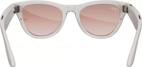 Умные очки Ray-Ban Meta Skyler RW4010 (серый глянцевый/розовый) размер L 
