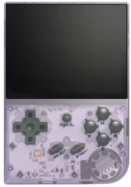Портативная игровая приставка Anbernic RG35XX 64 Гб (5000 в 1) (Transparent Purple) 8 bit