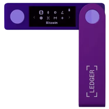 Криптокошелёк Ledger Nano X (фиолетовый аметист)