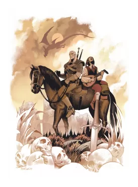 Ведьмак 3: Дикая Охота. 10-летие. Коллекция пазлов 10x500