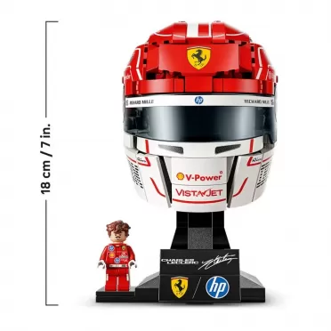 LEGO 43014 Шлем Шарля Леклера команды Scuderia Ferrari HP