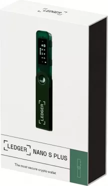 Ledger Nano S Plus (темно-зеленый) кошелек для криптовалюты