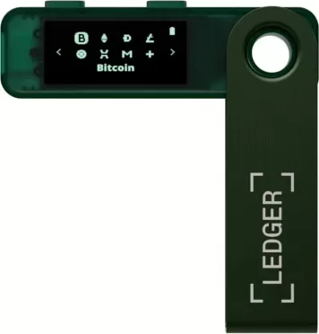 Ledger Nano S Plus (темно-зеленый) кошелек для криптовалюты