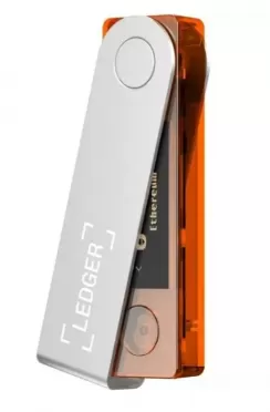 Аппаратный криптокошелек Ledger Nano X (оранжевый)