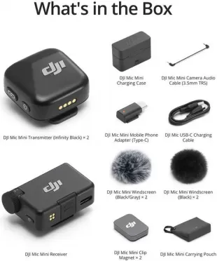 Радиосистема DJI Mic Mini (2TX + 1RX + Charging Case)