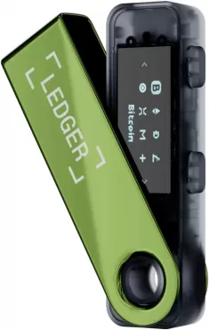 Криптокошелек Ledger Nano S Plus (черный/зеленый)