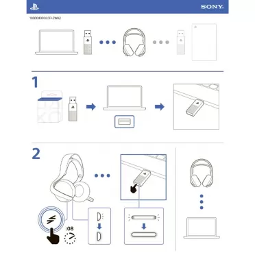 Беспроводной USB адаптер PlayStation Link для PS5 / PC / Mac
