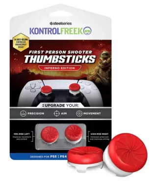 Накладки на стики для геймпада KontrolFreek FPS Inferno Edition для PS4/PS5